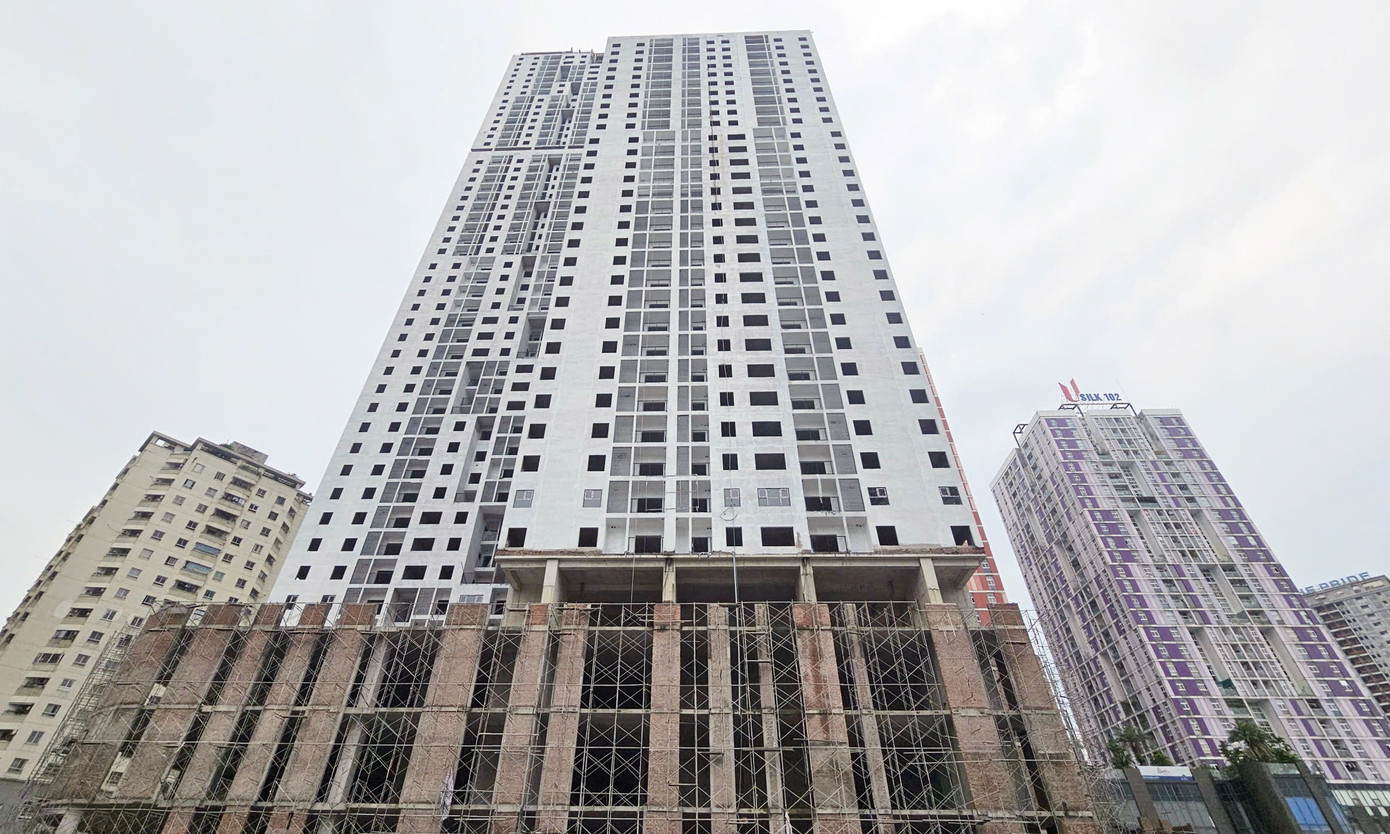 Cận cảnh dự án Usilk City giữa Thủ đô 'chôn vùi' giấc mơ an cư cả nghìn người - Ảnh 8