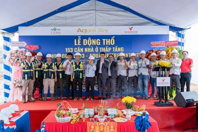 Khởi công khu nhà LB02-LB03 tại Aqua Waterfront City, cột mốc hợp tác giữa Novaland và VictoryCons - Ảnh 3
