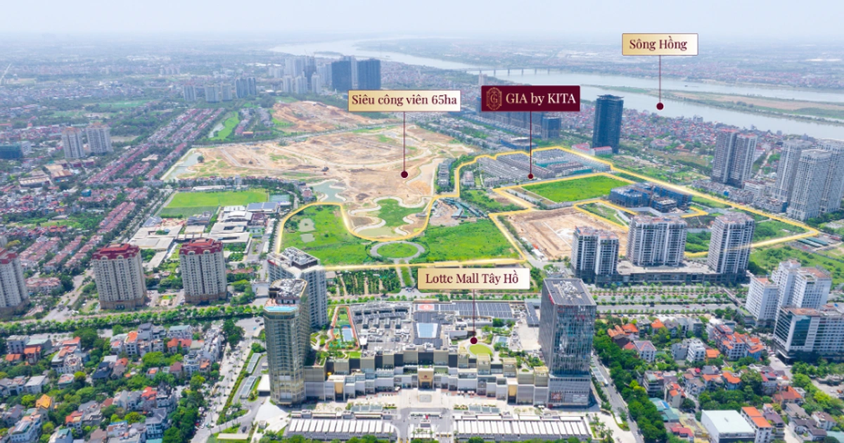 ‘Siết’ quỹ đất ven sông Hồng, GIA by KITA khẳng định vị thế đắt giá
