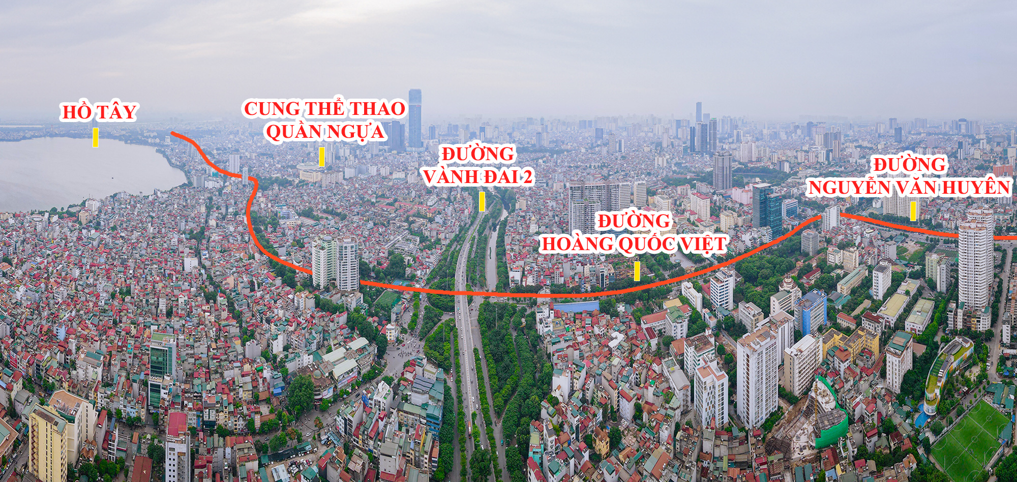 Ngắm vị trí ga của tuyến metro gần 36.000 tỷ sắp khởi công: Sunshine Riverside, Starlake và hàng loạt dự án hưởng lợi - Ảnh 2
