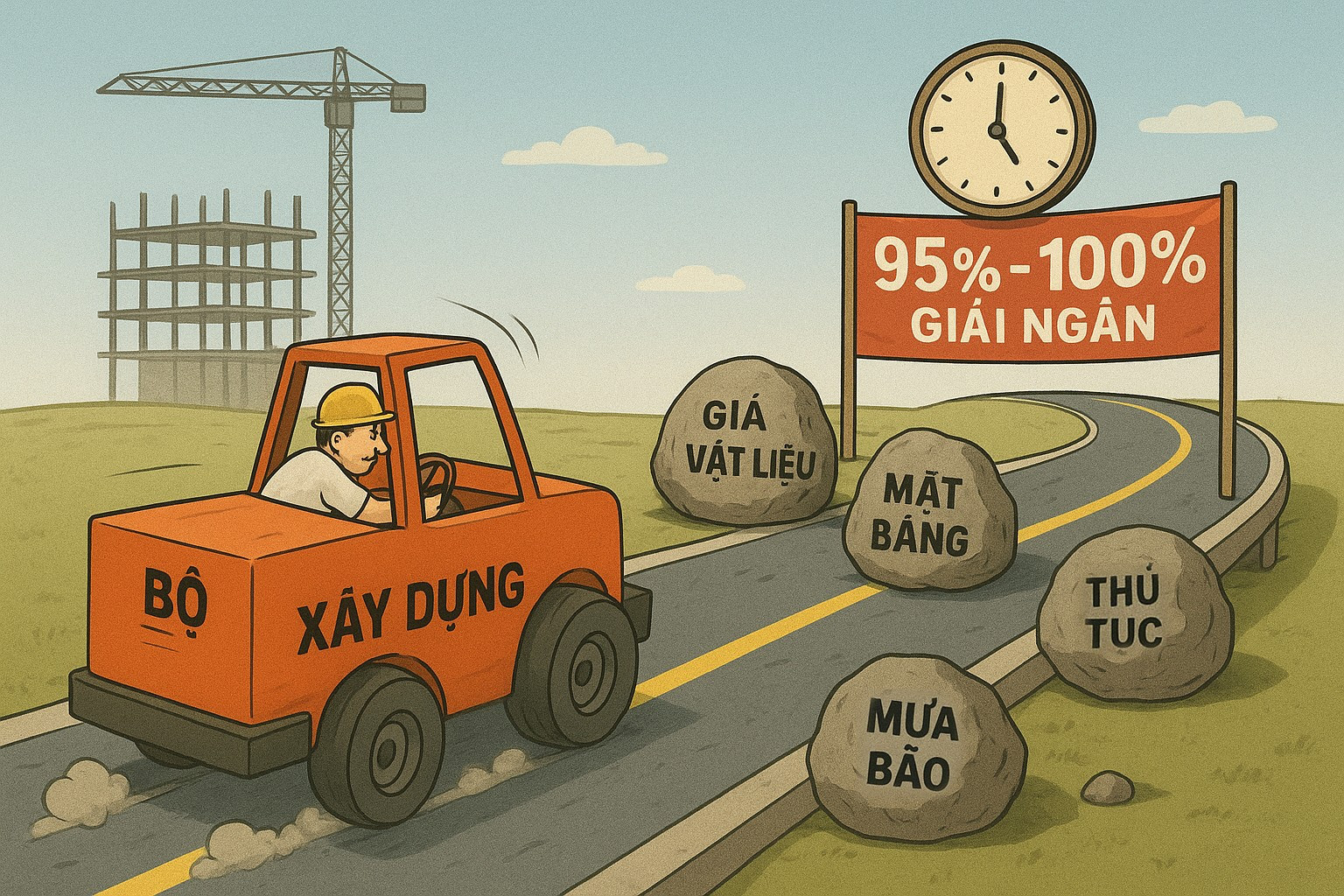 Giải ngân đầu tư công: Cú nước rút 'tiêu tiền' sẵn trên bàn Bộ Xây dựng - Ảnh 4