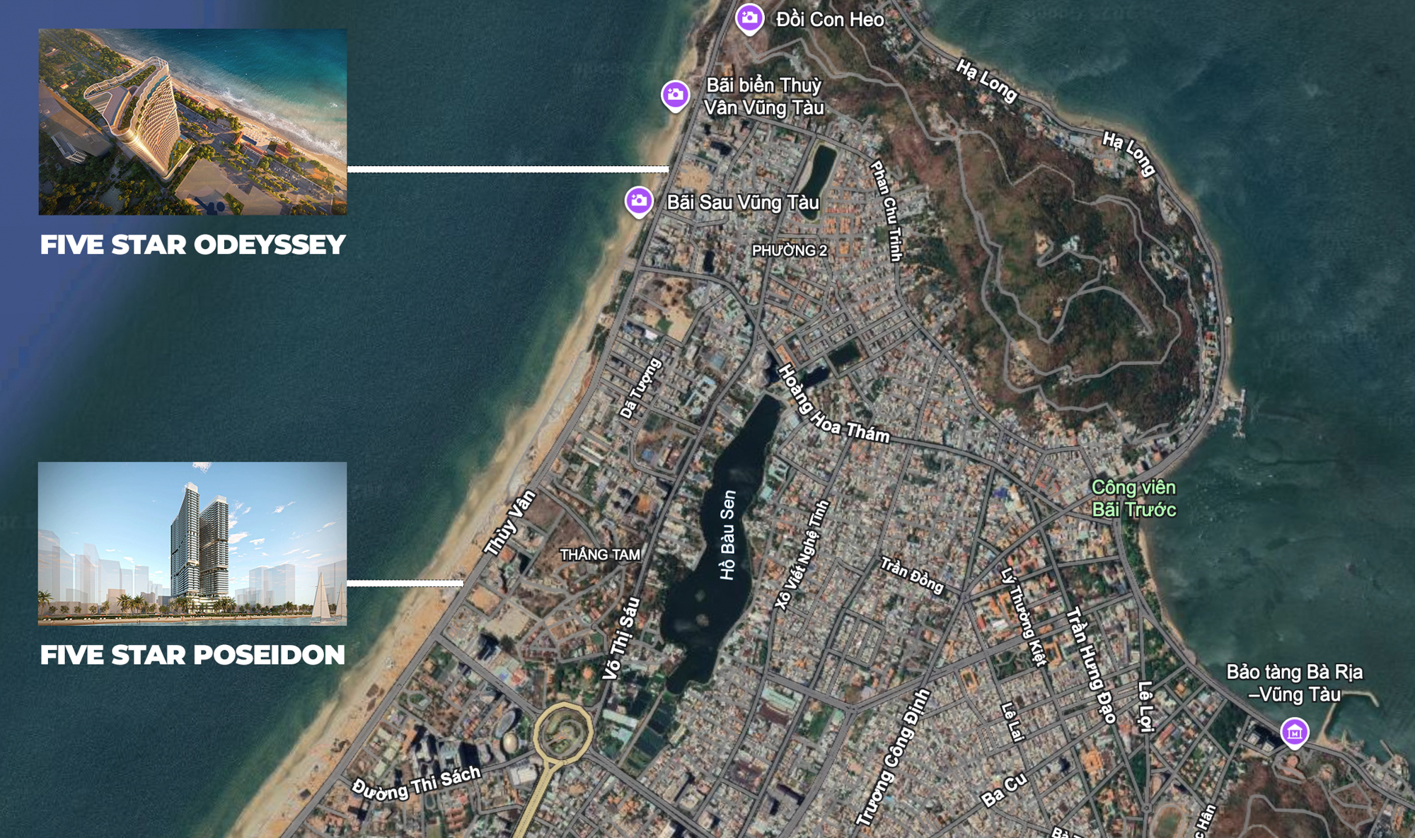 Thay bạn đi xem công trường xây 2 tòa tháp cao nhất Vũng Tàu, tổng mức đầu tư 10.000 tỷ, nằm trên trục đường kim cương ở bãi Sau - Ảnh 1