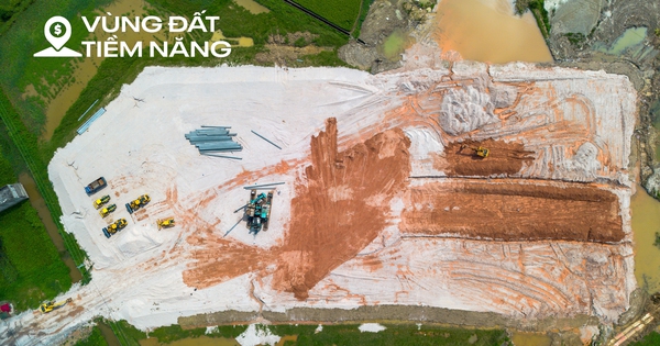 Toàn cảnh công trường xây dựng sân bay lớn nhất miền Bắc