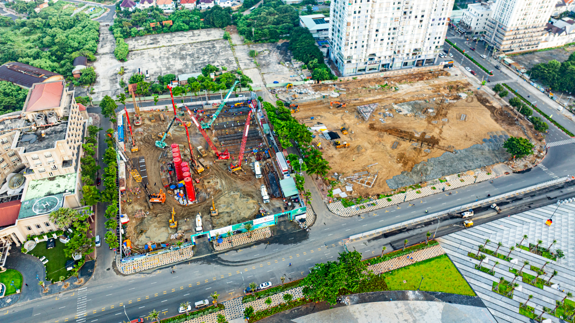 Thay bạn đi xem công trường xây 2 tòa tháp cao nhất Vũng Tàu, tổng mức đầu tư 10.000 tỷ, nằm trên trục đường kim cương ở bãi Sau - Ảnh 11