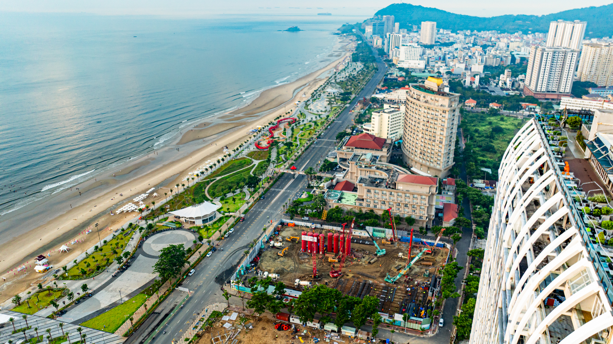 Thay bạn đi xem công trường xây 2 tòa tháp cao nhất Vũng Tàu, tổng mức đầu tư 10.000 tỷ, nằm trên trục đường kim cương ở bãi Sau - Ảnh 13