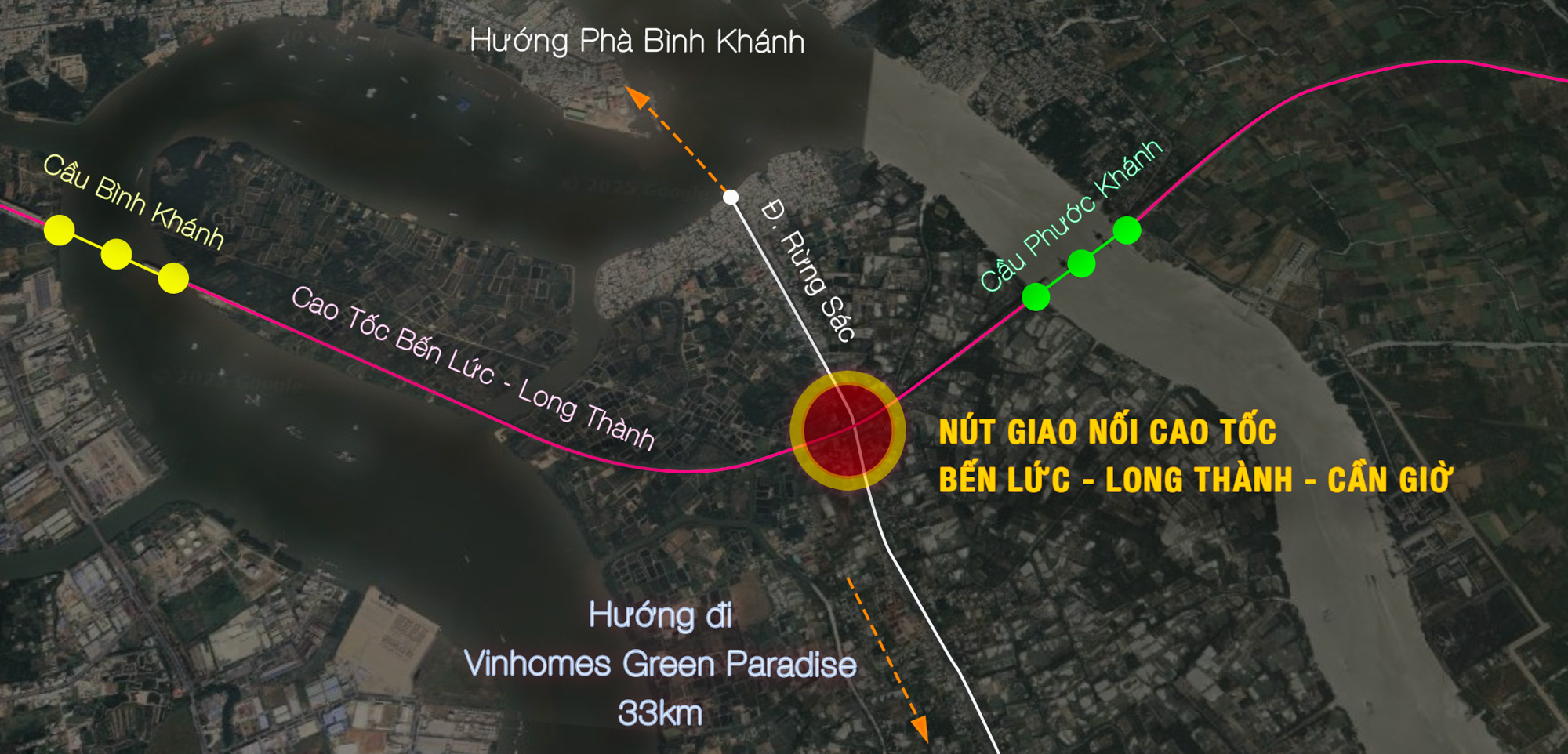 Toàn cảnh khu vực sẽ làm nút giao 3.000 tỷ, lần đầu phá thế qua sông lụy phà của lá phổi xanh ở TP.HCM - Ảnh 2