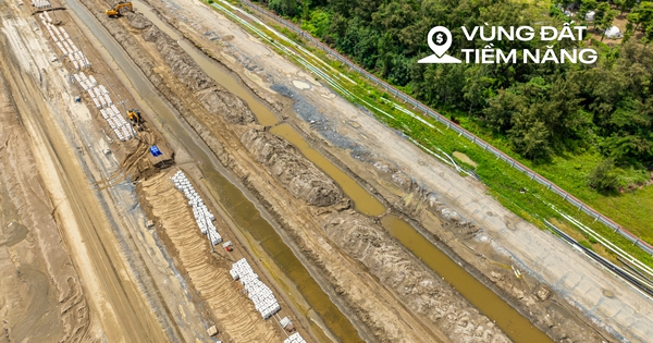 Thay bạn đi xem công trường đại lộ rộng 120 m, dài 8 km ở siêu dự án lấn biển lớn nhất Việt Nam của Vinhomes