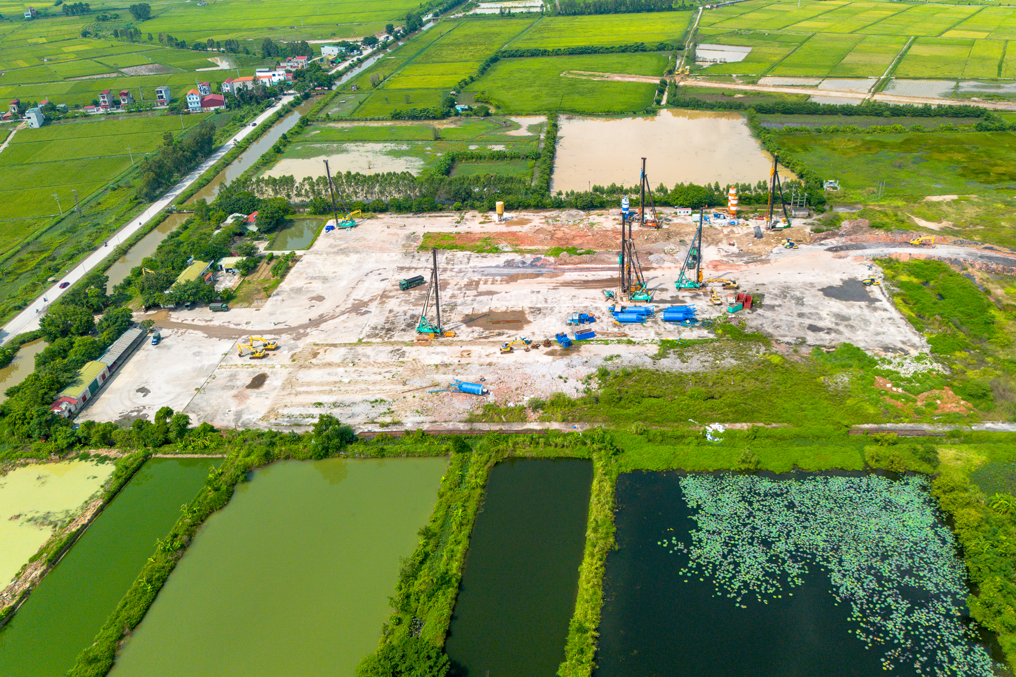 Toàn cảnh công trường xây dựng sân bay lớn nhất miền Bắc - Ảnh 7