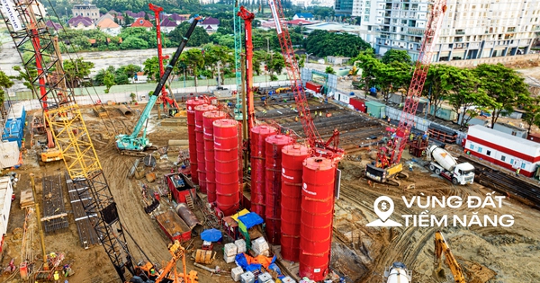 Thay bạn đi xem công trường xây 2 tòa tháp cao nhất Vũng Tàu, tổng mức đầu tư 10.000 tỷ, nằm trên trục đường kim cương ở bãi Sau