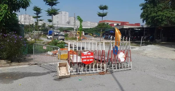 Chủ đầu tư khẩn trương khắc phục sự cố sụt lún tại khu vực Trần Cung