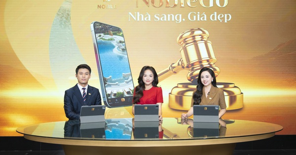 Bất ngờ nhà phố 100m² mặt đường nối Hoàng Quốc Việt kéo dài chốt deal 34 tỷ trên sóng livestream