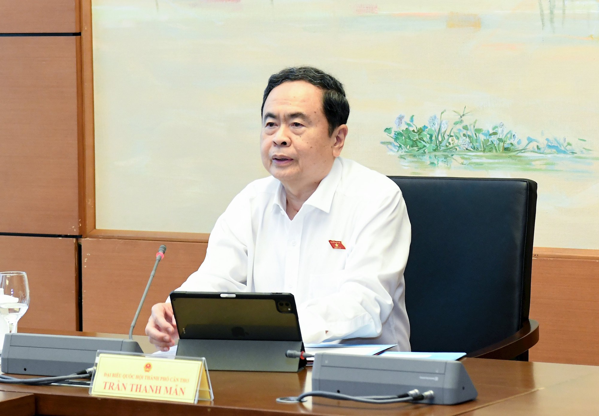 Chủ tịch Quốc hội Trần Thanh Mẫn: Tăng cường cơ chế thu hút đầu tư, xã hội hoá hạ tầng hàng không - Ảnh 1