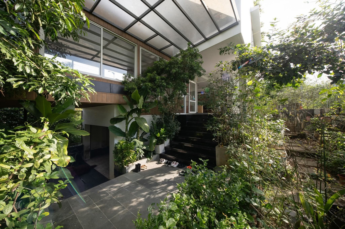 Nhà phố thiết kế mở ngập tràn cây xanh - Ảnh 3