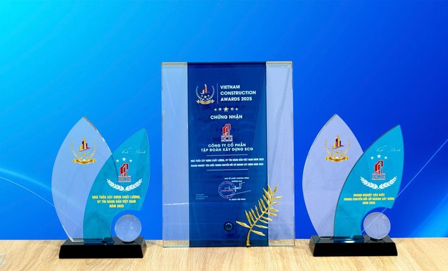 Công ty thành viên của Sunshine Group nhận cú đúp giải thưởng tại Vietnam Construction Awards 2025 - Ảnh 1