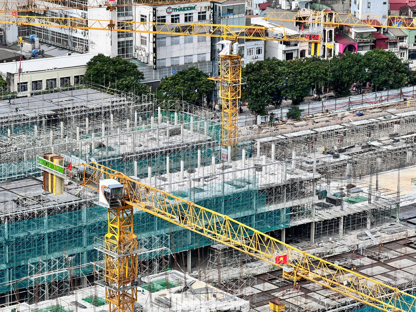 Cận cảnh công trường nghìn tỷ trên khu 'đất vàng' Giảng Võ - Ảnh 5