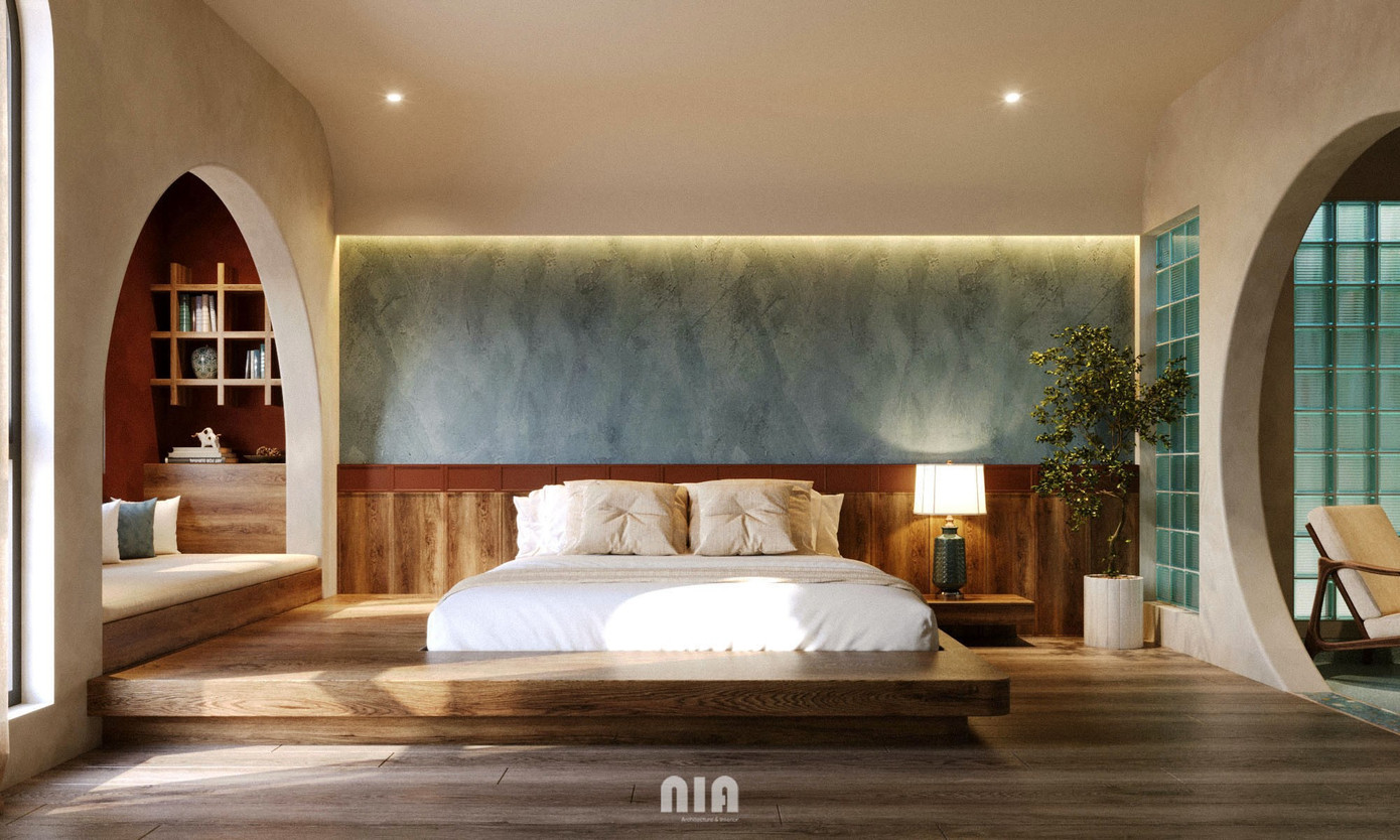 Nhà phố 4 tầng đưa phòng khách và bếp ăn lên tầng cao để tạo sự thoải mái - Ảnh 8