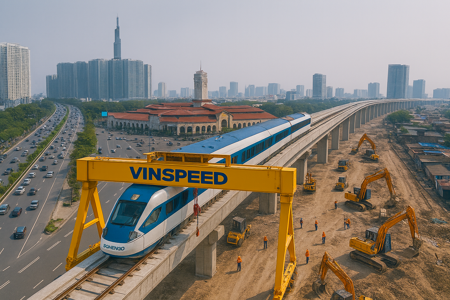 Tuyến đường sắt cao tốc Bến Thành – Cần Giờ: Vingroup dự định xây trong 2 năm, còn Nhật Bản, Pháp, Trung Quốc làm bao lâu? - Ảnh 3