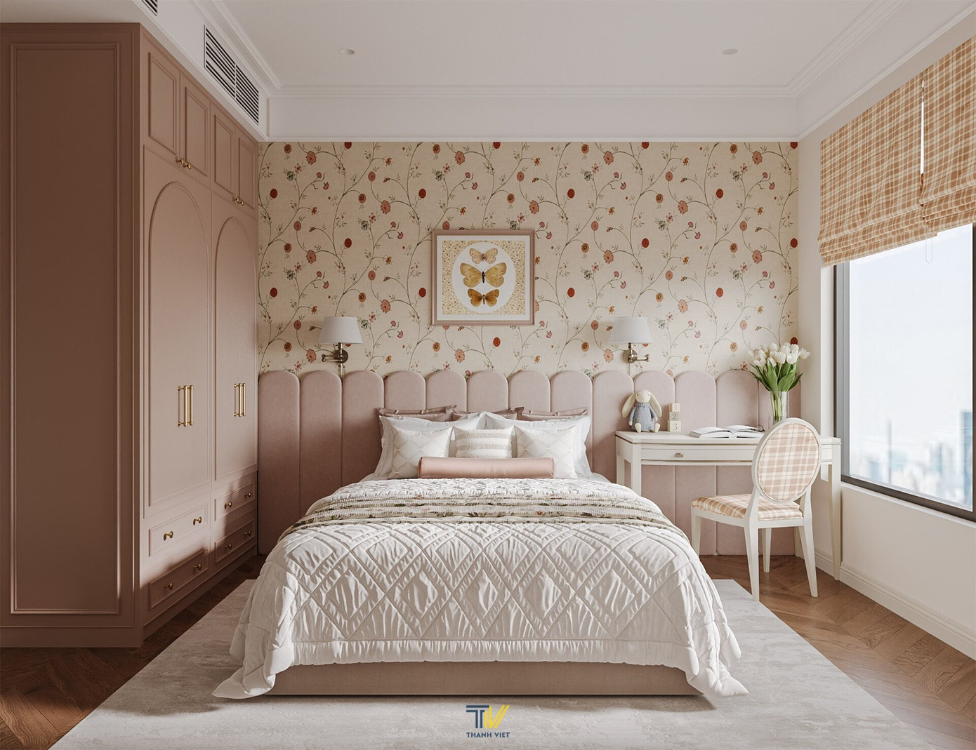 Thiết kế nội thất phong cách Âu Mỹ cho căn hộ 110m2 - Ảnh 12