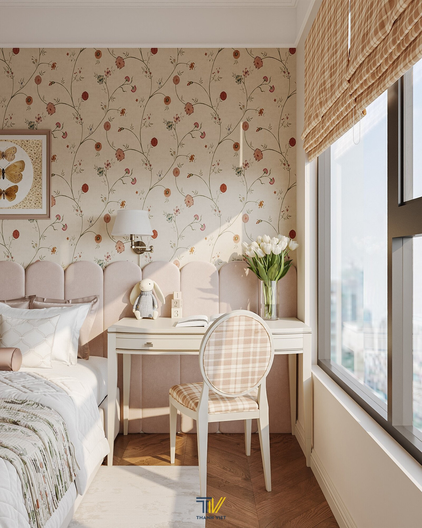 Thiết kế nội thất phong cách Âu Mỹ cho căn hộ 110m2 - Ảnh 13