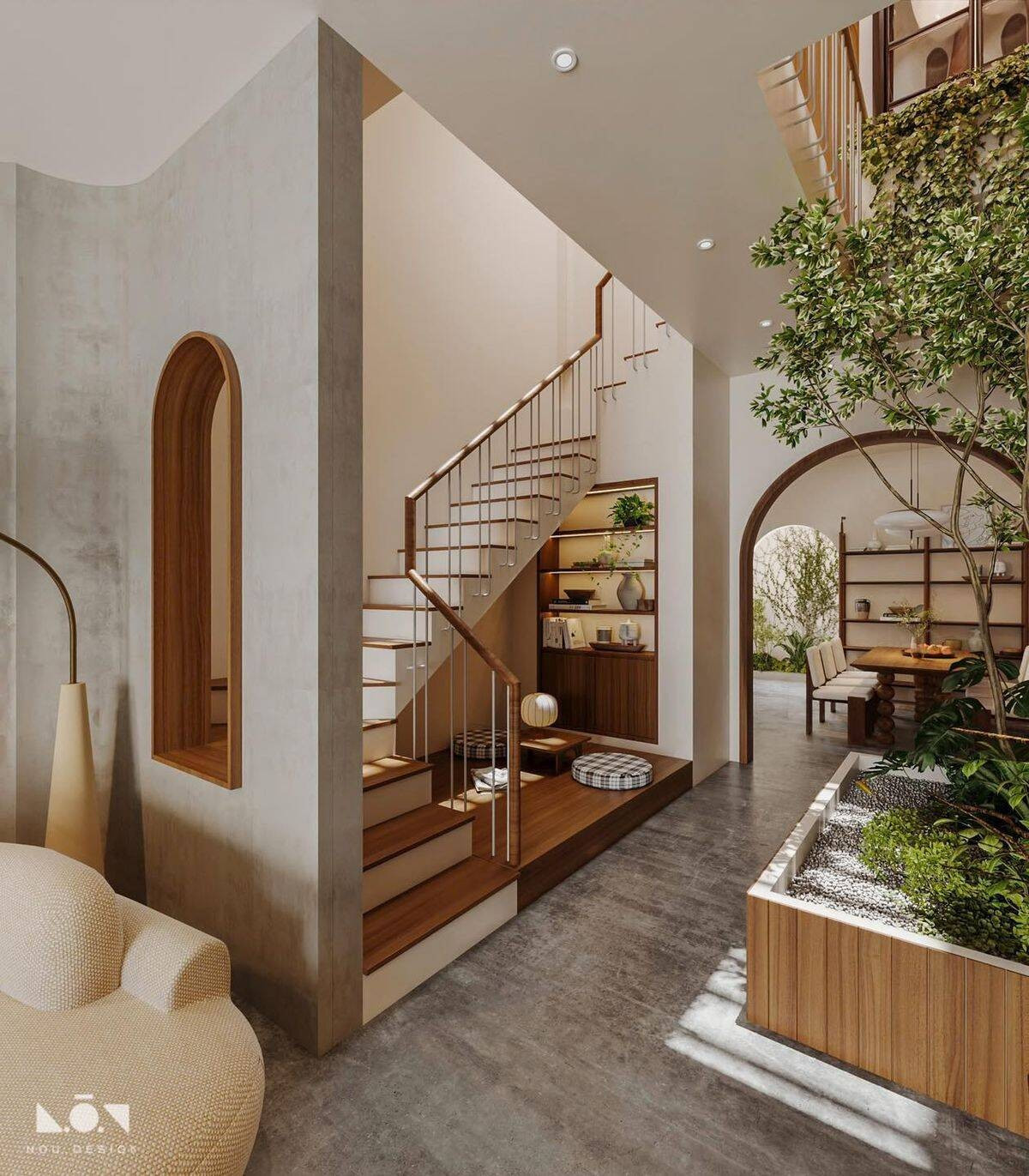 Những ý tưởng biến gầm cầu thang thành không gian sinh hoạt đáng mơ ước - Ảnh 10