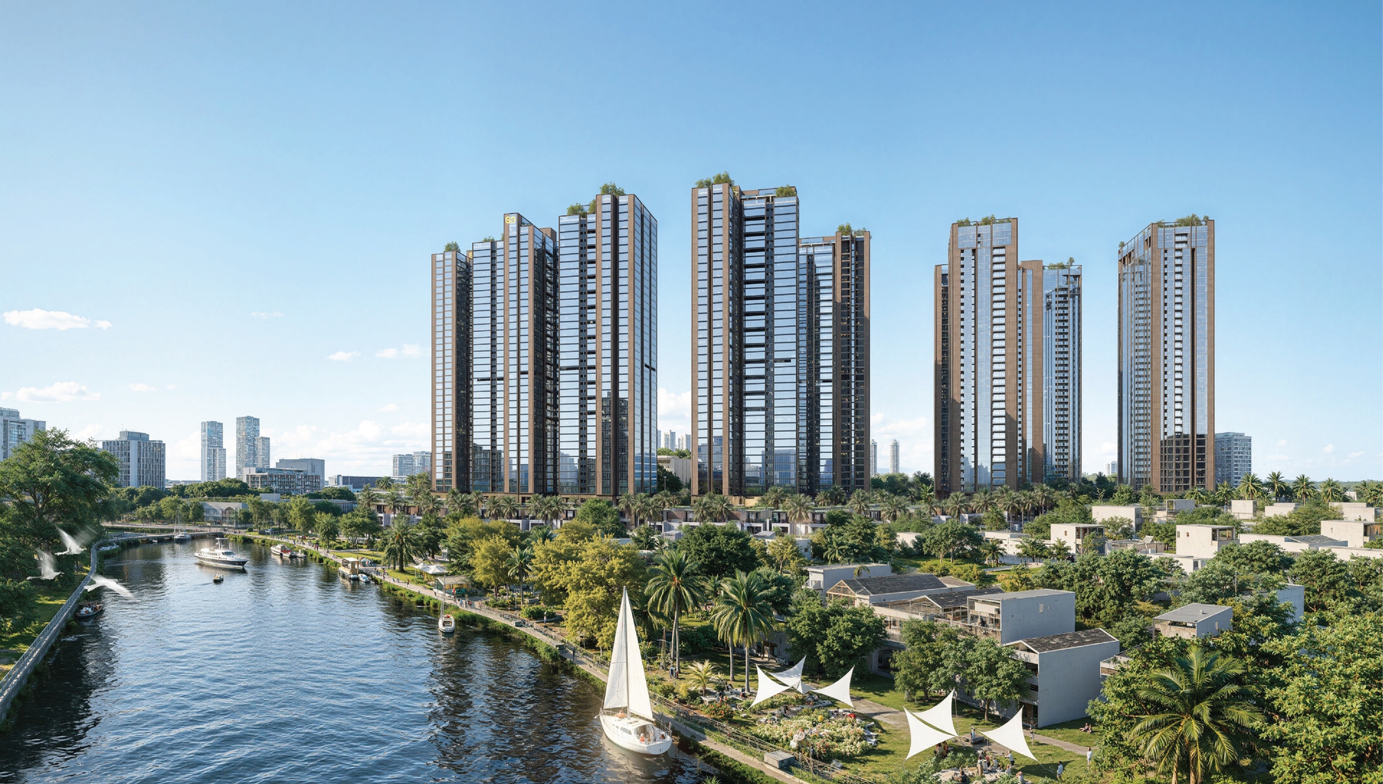 Sống ven sông – ngắm Phú Mỹ Hưng: Trải nghiệm tầm nhìn khoáng đạt từ Sunshine Sky City - Ảnh 2