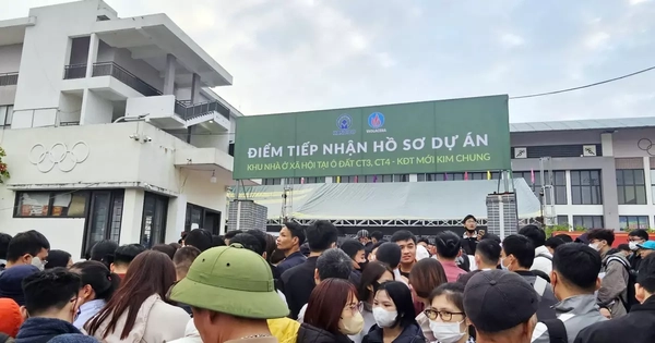 Hàng trăm người chen chân nộp hồ sơ dự án nhà ở xã hội CT3 Kim Chung, giá từ 900 triệu đồng/căn