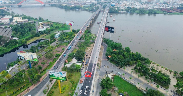 Hình ảnh cầu Bình Triệu 1 chính thức thông xe sáng nay