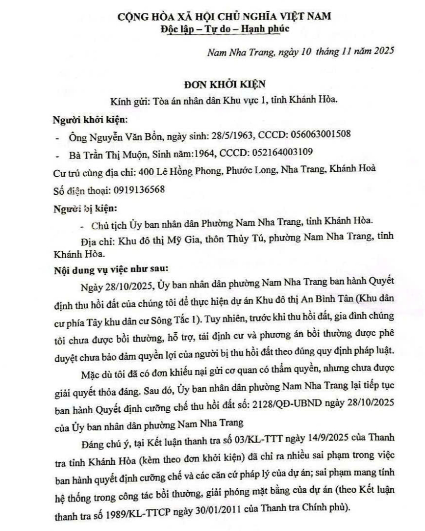 Cưỡng chế thu hồi đất tại dự án An Bình Tân ở phường Nam Nha Trang, tỉnh Khánh Hòa - Ảnh 2