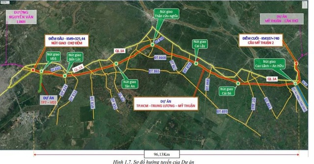 Chỉ hơn 1 tháng nữa, liên danh Đèo Cả - CII - Tasco - Hoàng Long sẽ khởi công tuyến cao tốc "huyết mạch" 41.000 tỷ kết nối TP.HCM với miền Tây - Ảnh 1
