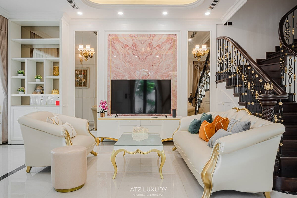 Nét đẹp tân cổ điển trong biệt thự, nhà phố - Ảnh 2