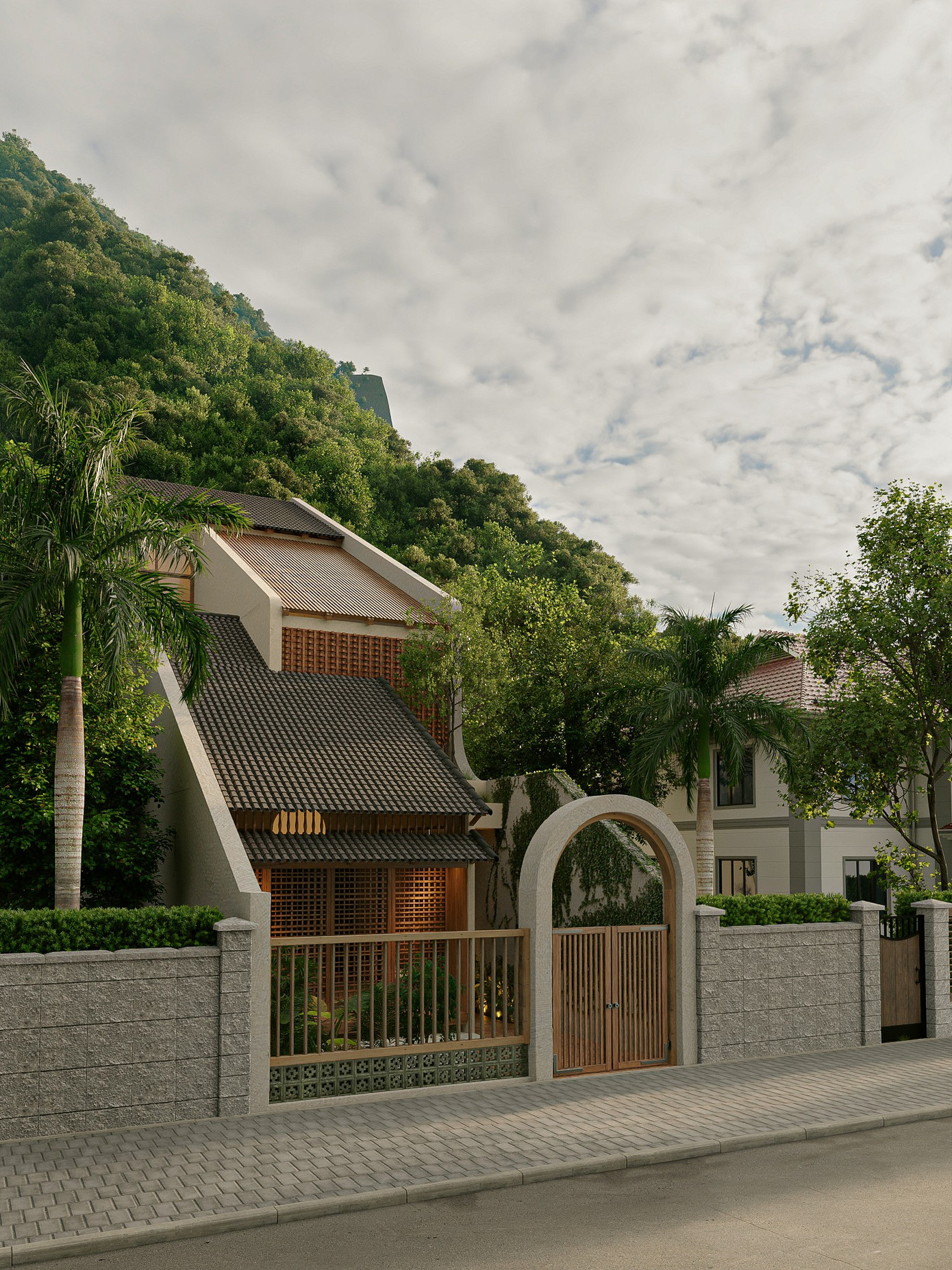 Ngôi nhà thiết kế đậm phong cách truyền thống miền Bắc - Ảnh 2