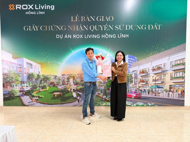 Pháp lý minh bạch, ROX Living Hồng Lĩnh gây chú ý trên thị trường - Ảnh 1