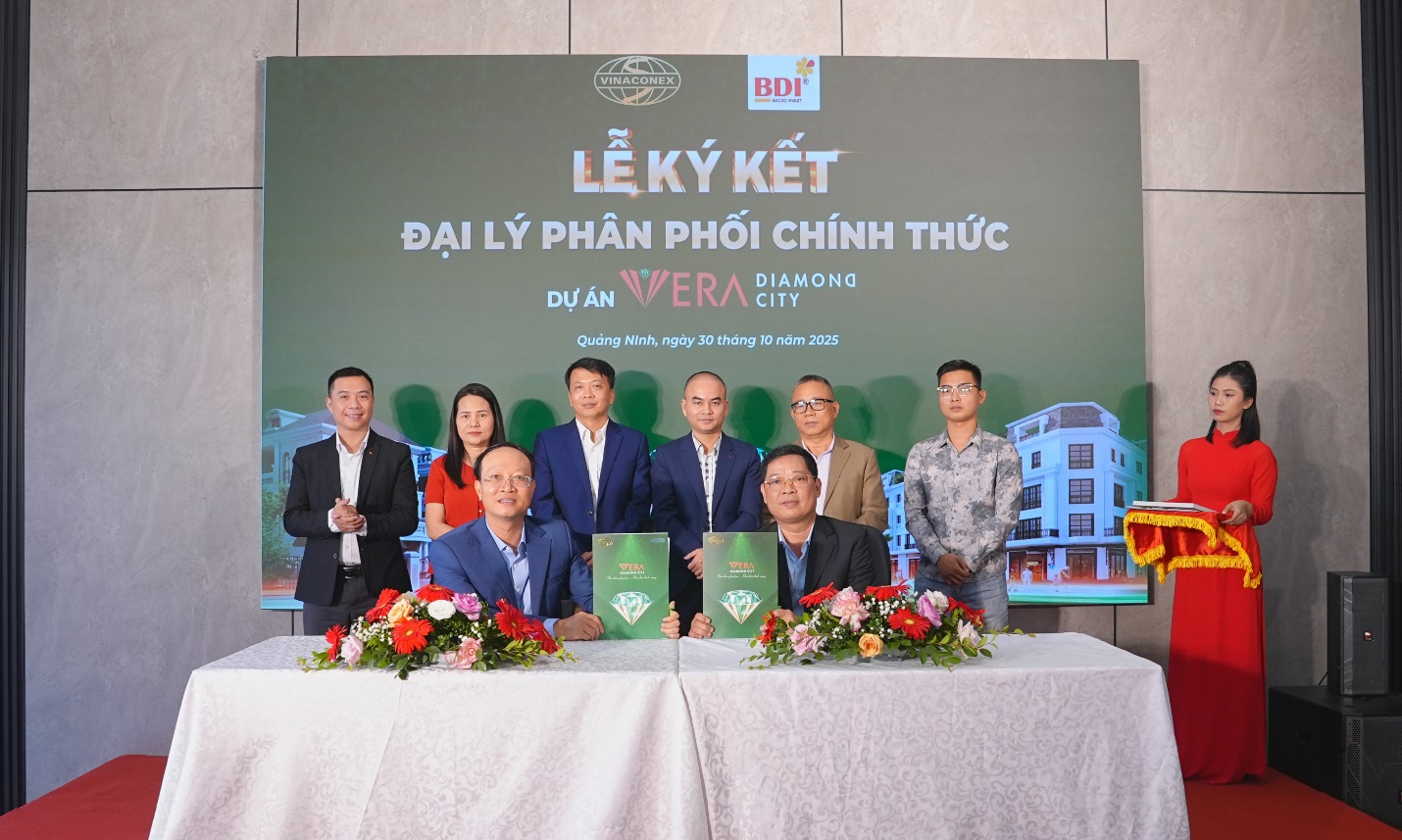 Lễ ký kết với các đại lý phân phối dự án Vera Diamond City Quảng Ninh - Ảnh 4