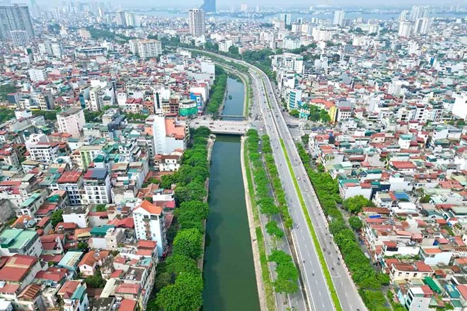 Hà Nội xem xét dự án cải tạo chỉnh trang công viên tuyến hai bên sông Tô Lịch - Ảnh 1