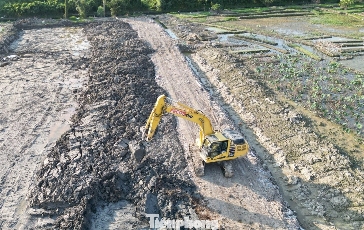 Hình hài khu depot tuyến metro Nam Thăng Long - Trần Hưng Đạo sau 1 tháng thi công - Ảnh 5