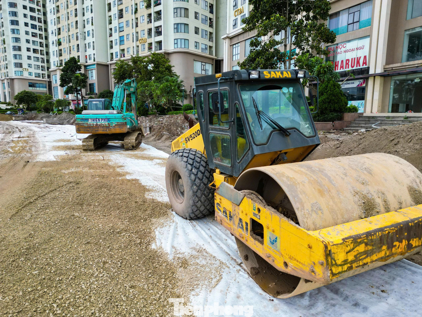 Toàn cảnh tuyến đường hơn trăm tỉ nối hai vành đai Hà Nội đang dần hoàn thiện - Ảnh 8