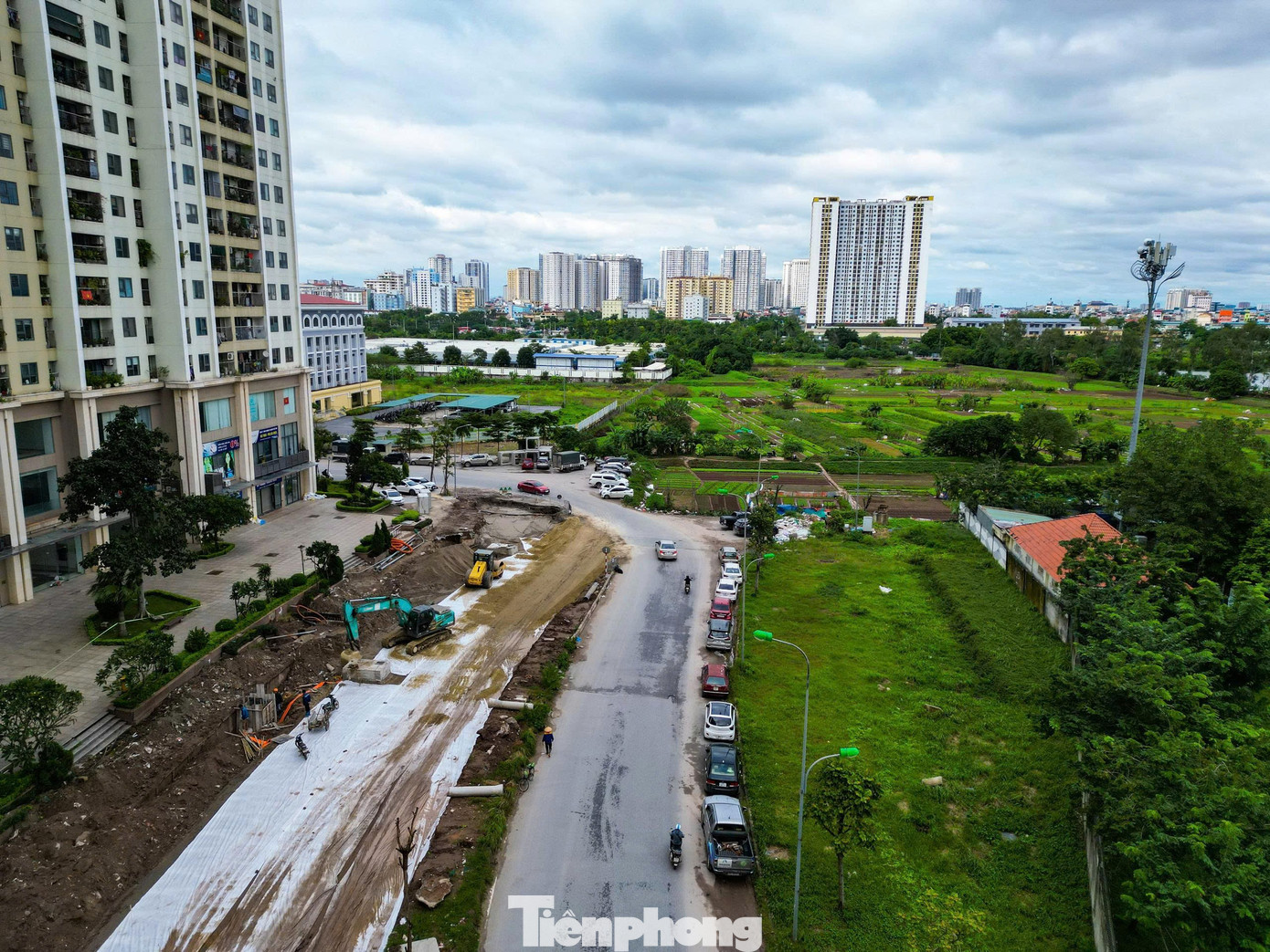 Toàn cảnh tuyến đường hơn trăm tỉ nối hai vành đai Hà Nội đang dần hoàn thiện - Ảnh 3