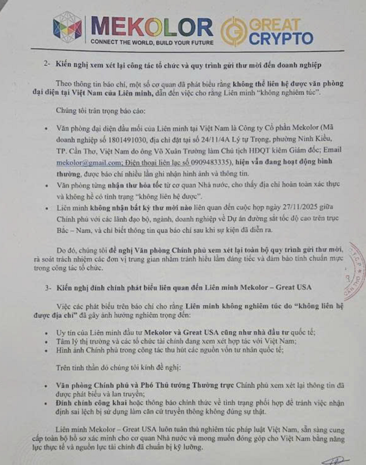 Công ty tuyên bố có sẵn 100 tỷ USD làm đường sắt cao tốc lại gửi kiến nghị khẩn - Ảnh 2