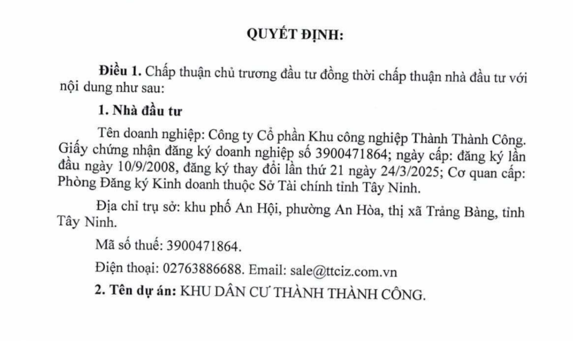 Người dân Tây Ninh đón tin vui: Sắp có khu dân cư 1.800 tỷ đồng, rộng 42 ha do TTC Land đầu tư, sẽ xây hơn 4.000 căn bán cho công nhân - Ảnh 2