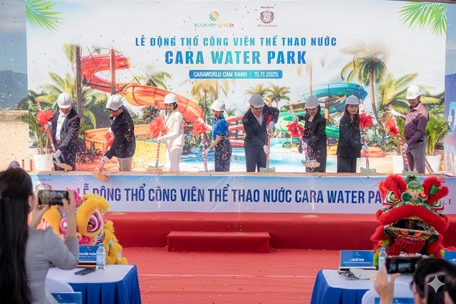CaraWorld Cam Ranh động thổ công viên nước 6.7 ha - Ảnh 1