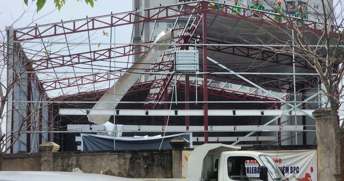 Phường An Khánh ra quân cưỡng chế sân pickleball xây dựng không phép