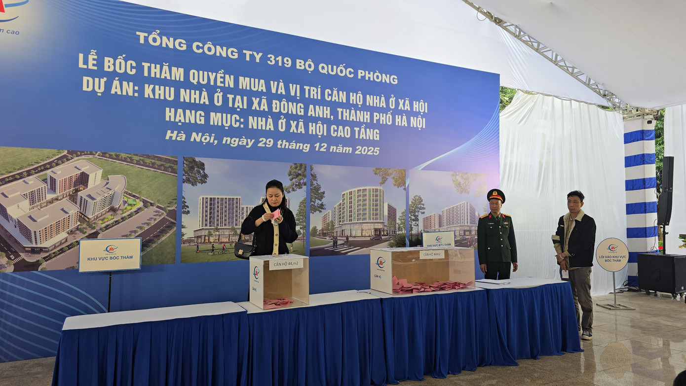 Hà Nội: Gần 1.000 khách hàng bốc thăm mua nhà ở xã hội Uy Nỗ - Ảnh 8