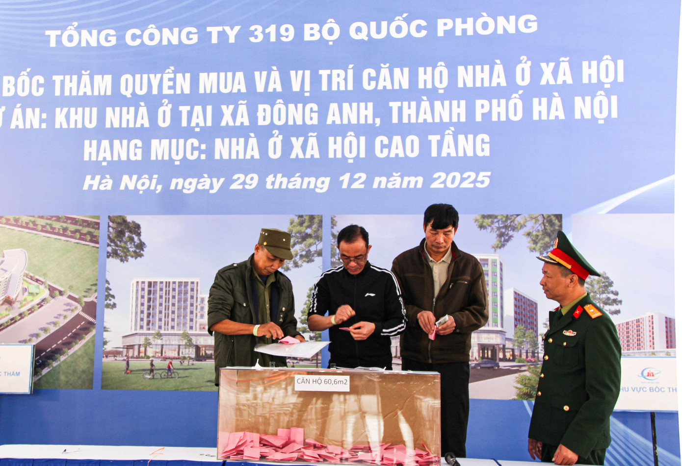 Hà Nội: Gần 1.000 khách hàng bốc thăm mua nhà ở xã hội Uy Nỗ - Ảnh 10