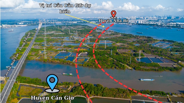 Chưa đầy 2 tháng nữa, cây cầu 11.000 tỷ đồng nối KĐT lấn biển Cần Giờ 10 tỷ USD của tỷ phú Phạm Nhật Vượng với trung tâm TP.HCM sẽ được khởi công - Ảnh 1