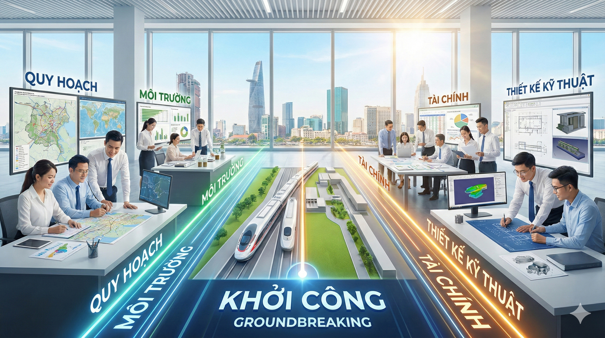 Vingroup khởi công đường sắt cao tốc sau chưa đầy một năm: Tốc độ kinh ngạc, Mỹ – Pháp – Nhật cũng thua xa - Ảnh 7