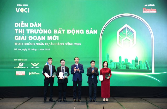 Hai dự án dòng Noble Crystal của Sunshine Group được vinh danh tại chương trình "Dự án đáng sống" 2025 - Ảnh 1