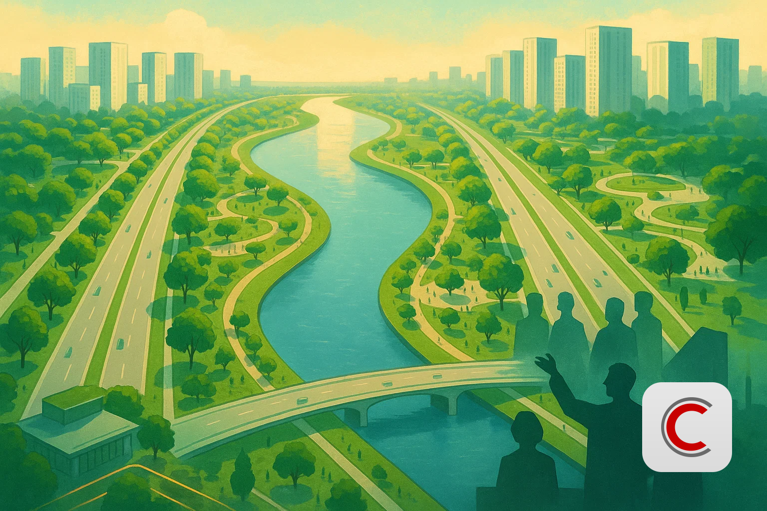 Những con số ấn tượng của siêu dự án Trục đại lộ cảnh quan Sông Hồng - Ảnh 1