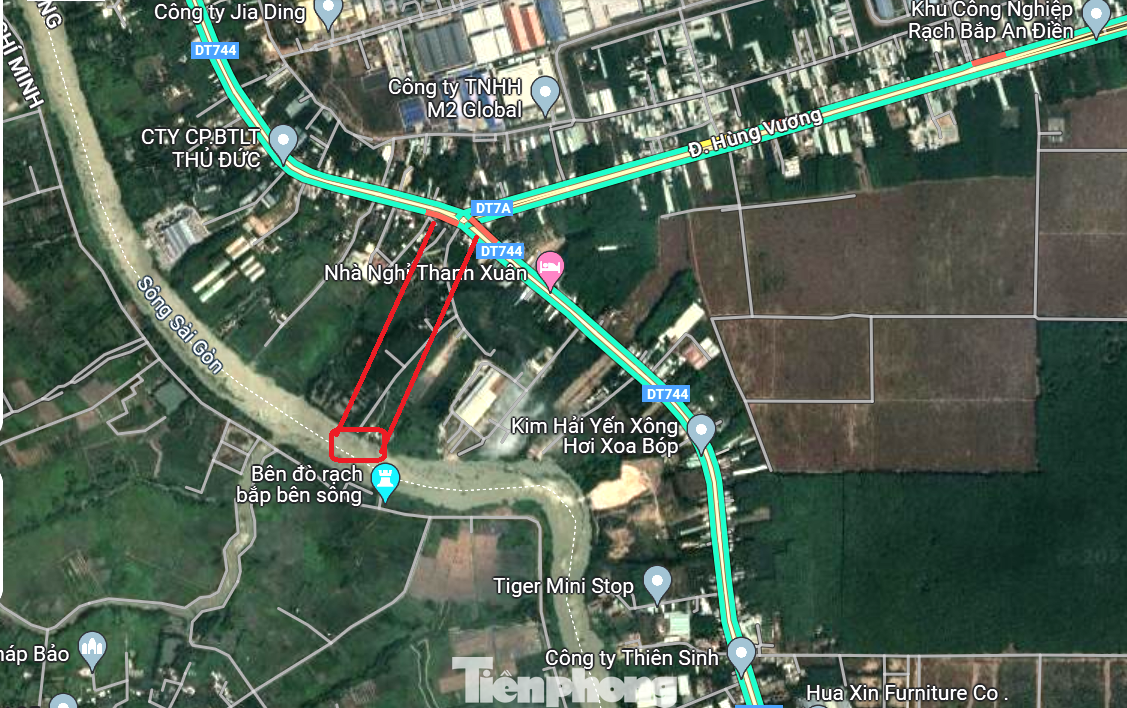 Nhìn từ trên cao khu vực sẽ có bến cảng, khu đô thị ven sông phía Bắc TPHCM - Ảnh 8