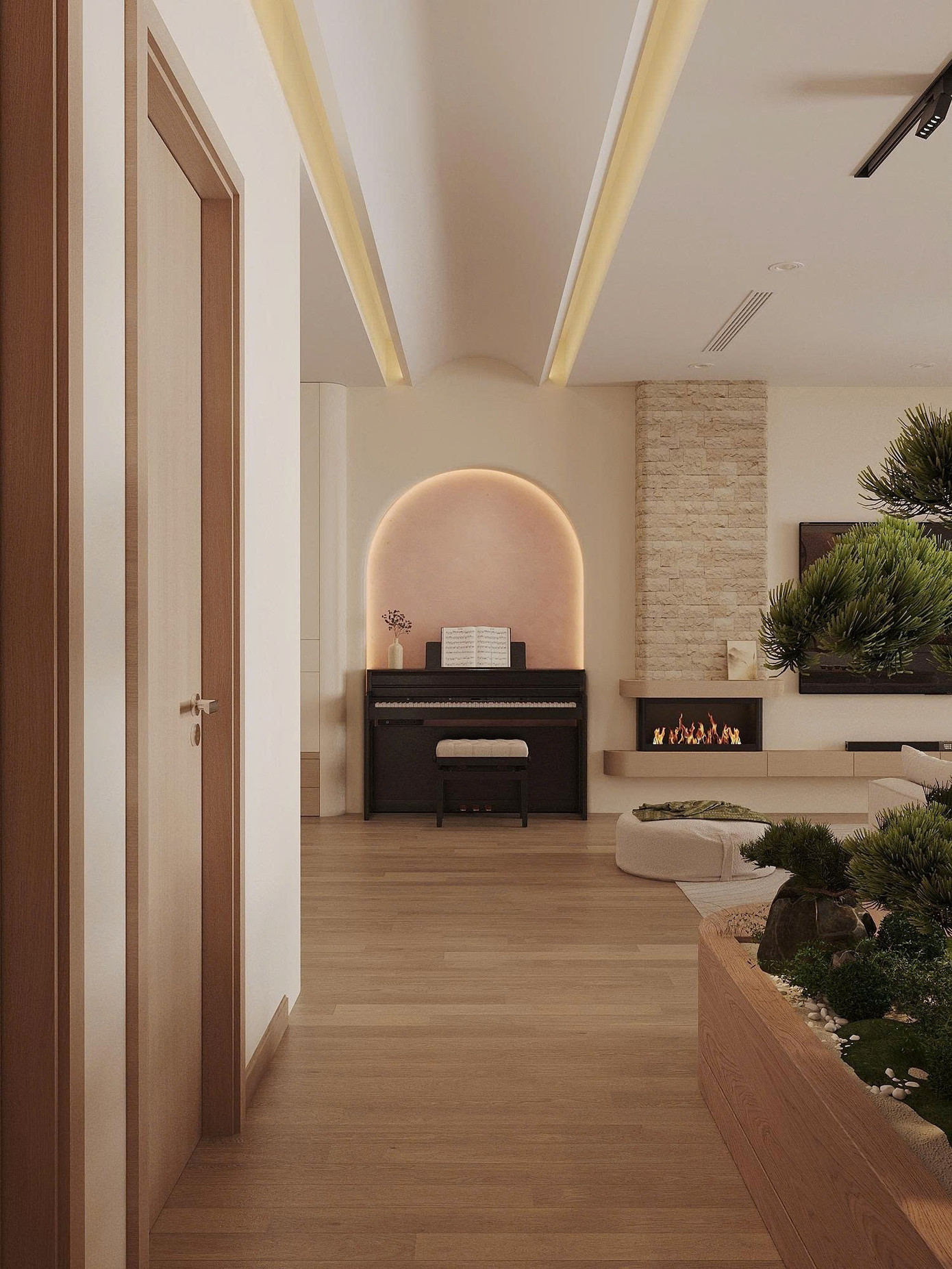 Vợ chồng trẻ cải tạo căn hộ 130m2 với chi phí 600 triệu đồng - Ảnh 5