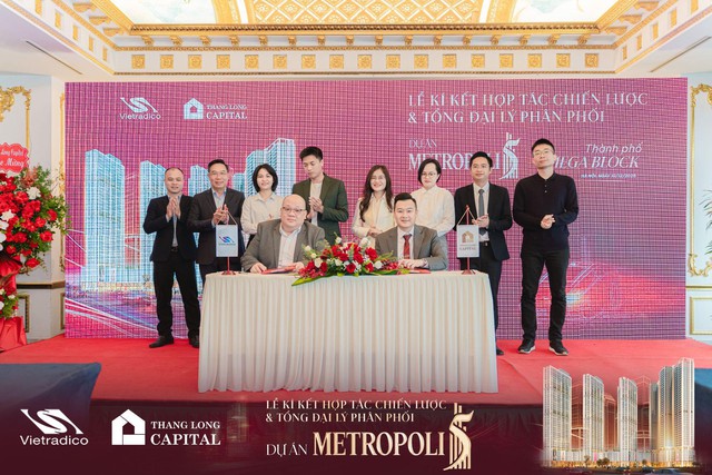 Vietradico - Thăng Long Capital bắt tay khởi động dự án Metropoli5 - Ảnh 1